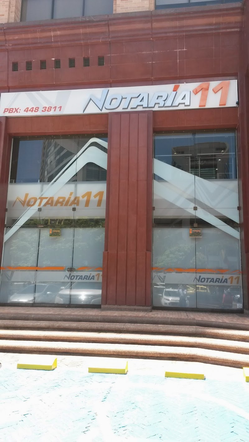 Notaría 11 de Medellín, barrio el poblado, Carrera 43A # 1 – 99 Local 2, Edificio Banco Caja Social