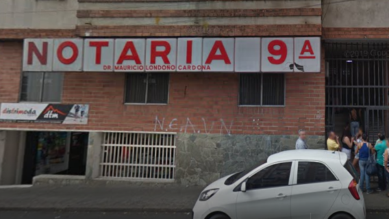 Notaría 9 de Medellín, barrio villanueva, Carrera 48 # 57 – 43 Local 102, Villanueva